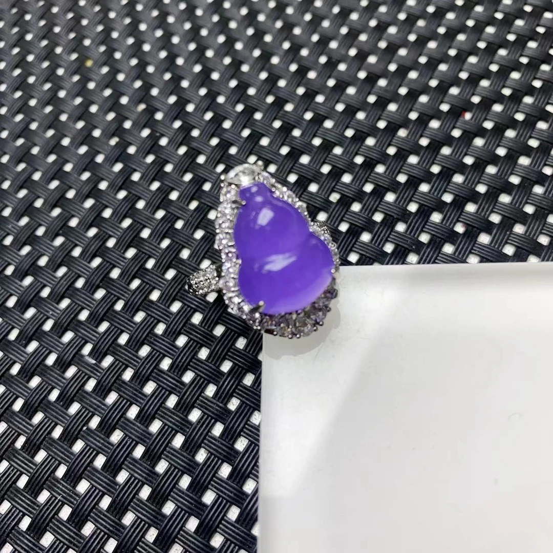 [小石]A939冰紫葫芦戒指
