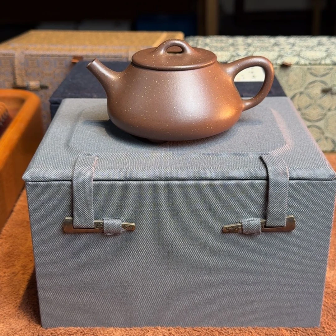 紫砂茶壶景舟石瓢