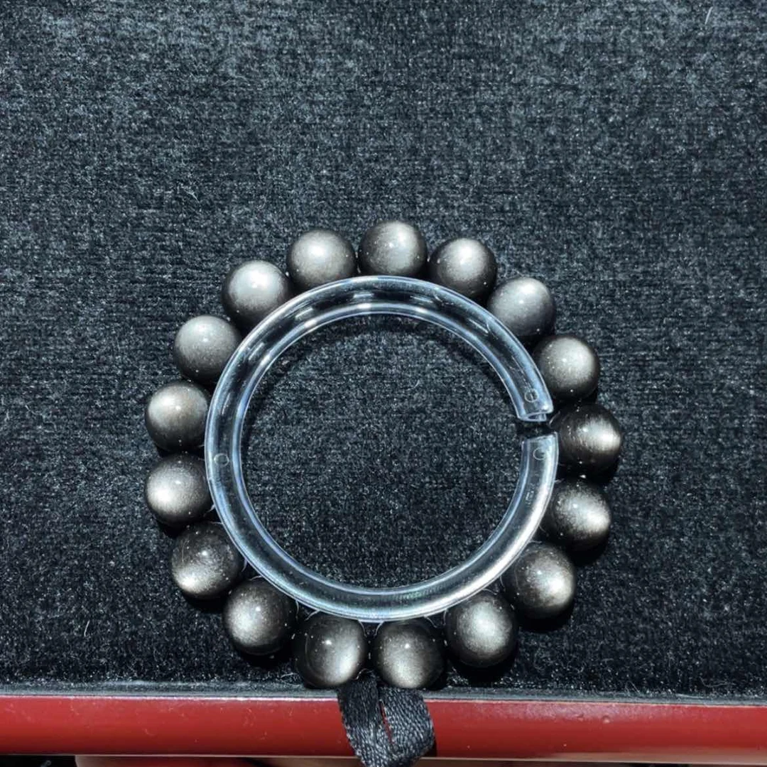 【闪购商品】未镶嵌黑曜岩手串⌯***⌯