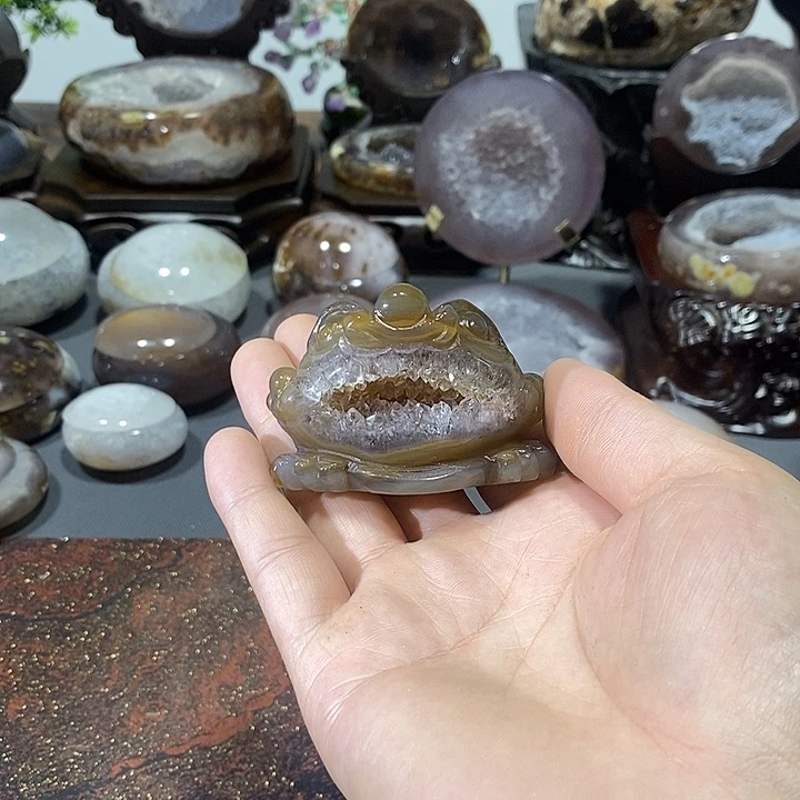 未镶嵌水晶摆件金蟾
