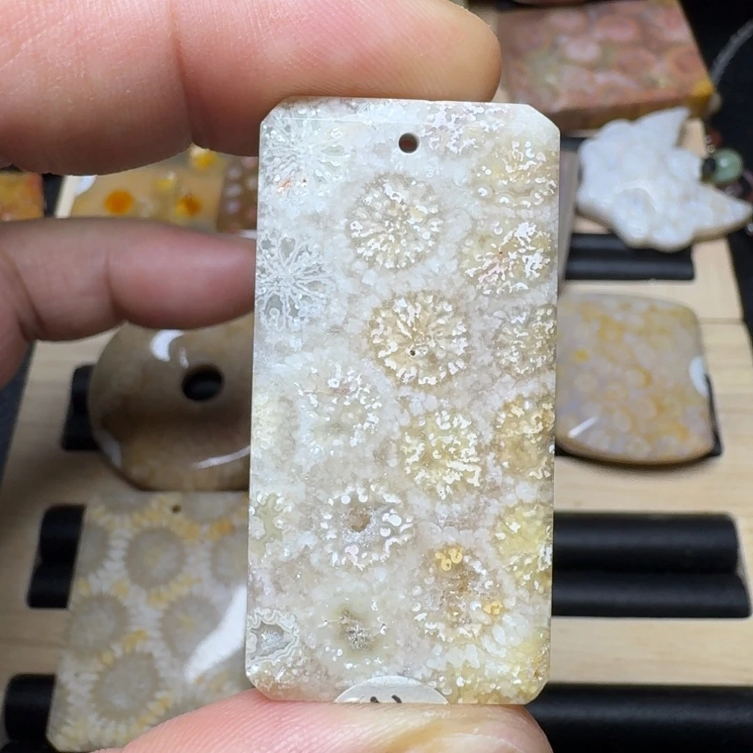 未镶嵌纯天然色有机玉石保真色硅化玉