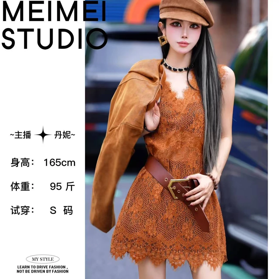 MEIMEI STUDIO  秋季欧货新款时尚百搭蕾丝上衣342-60970428