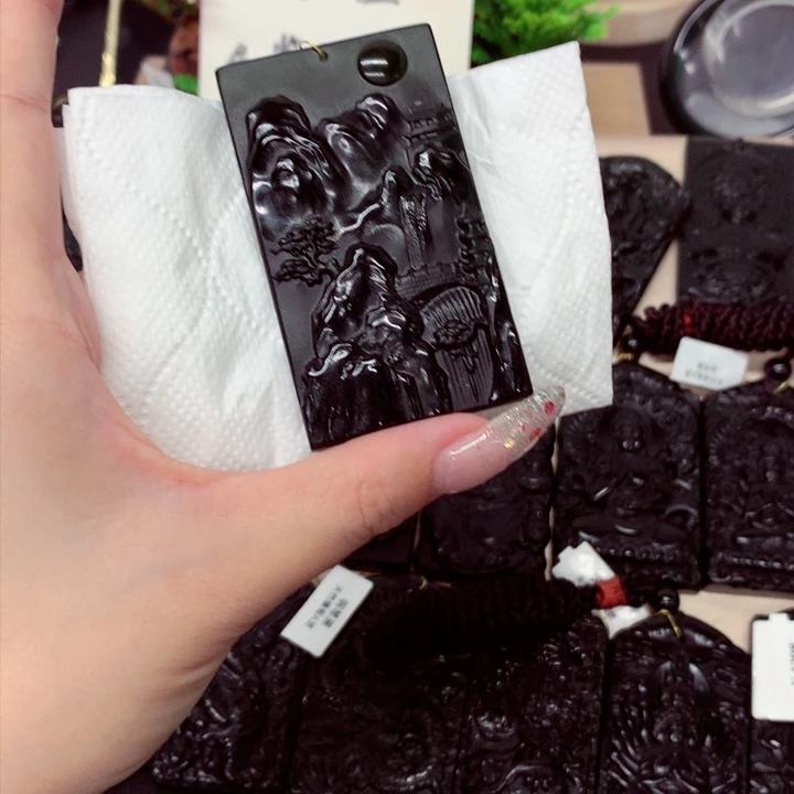 天然a货钢琴黑挂件