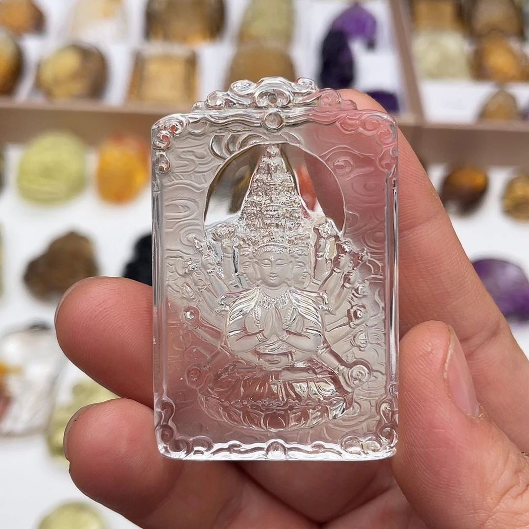 未镶嵌颈饰水晶定制