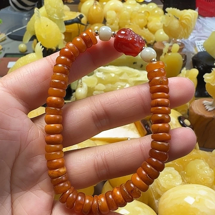 蜜蜡珠宝奇石未镶嵌微瑕