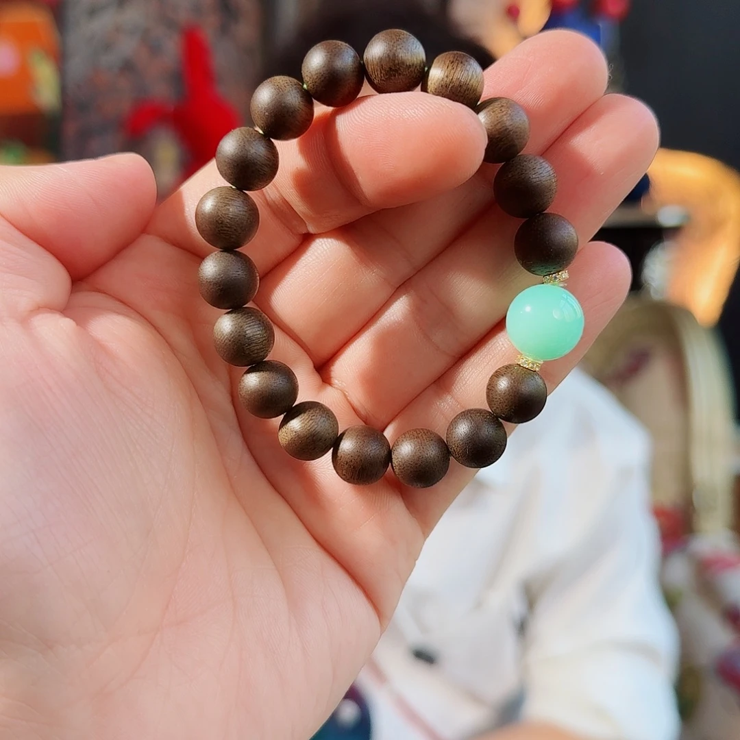 石英质玉合金手链10.5毫米