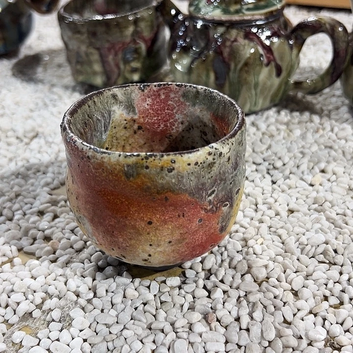 志野茶器杯茶杯 主人杯