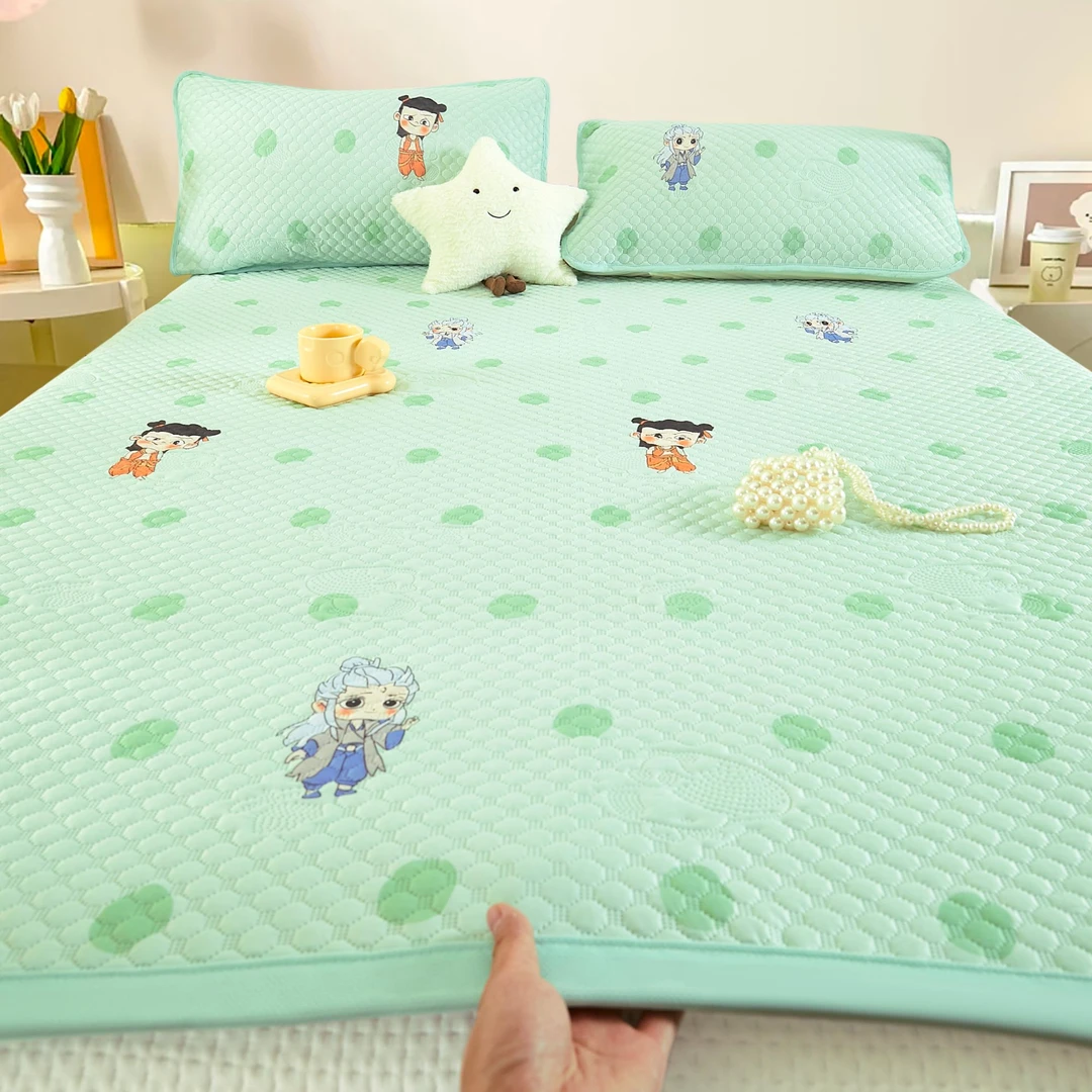 A类冰豆豆哪吒凉席凉豆豆软凉席可机洗空调席子