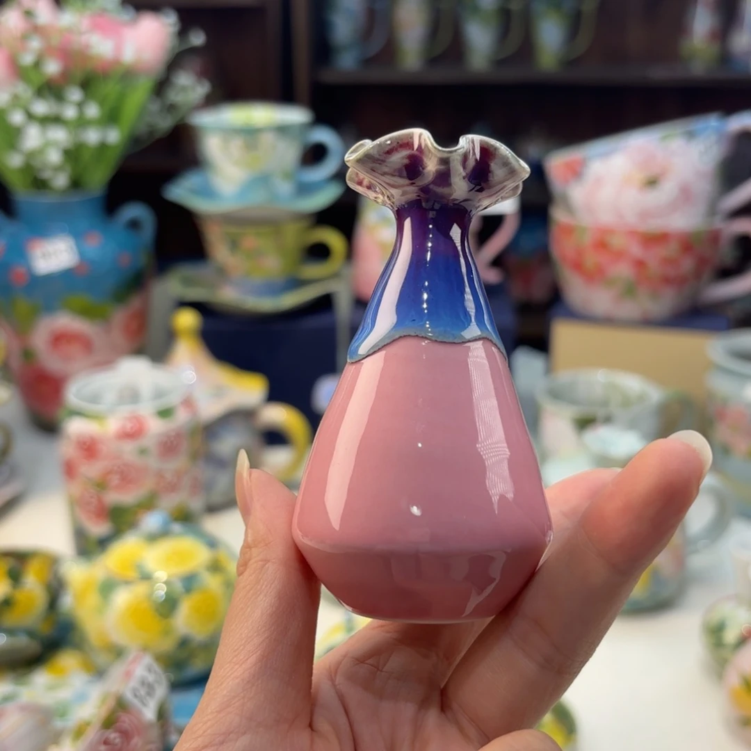 瓷片景德镇手绘高温釉下彩陶瓷茶具