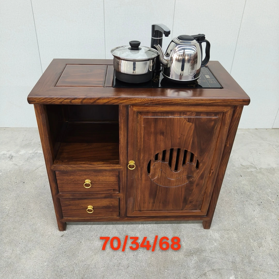 新中式山水茶水柜,家用客厅阳台,泡茶桌