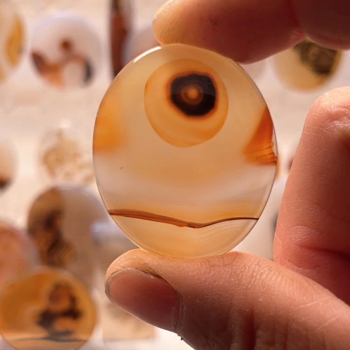 玛瑙/玉髓吊坠(不含链)未镶嵌