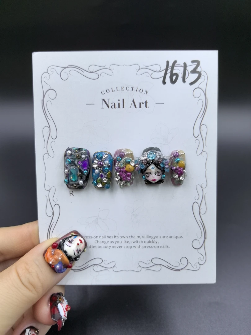 【Dandan出品】汀花璐 二代 纯手工穿戴甲彩钻娃娃款