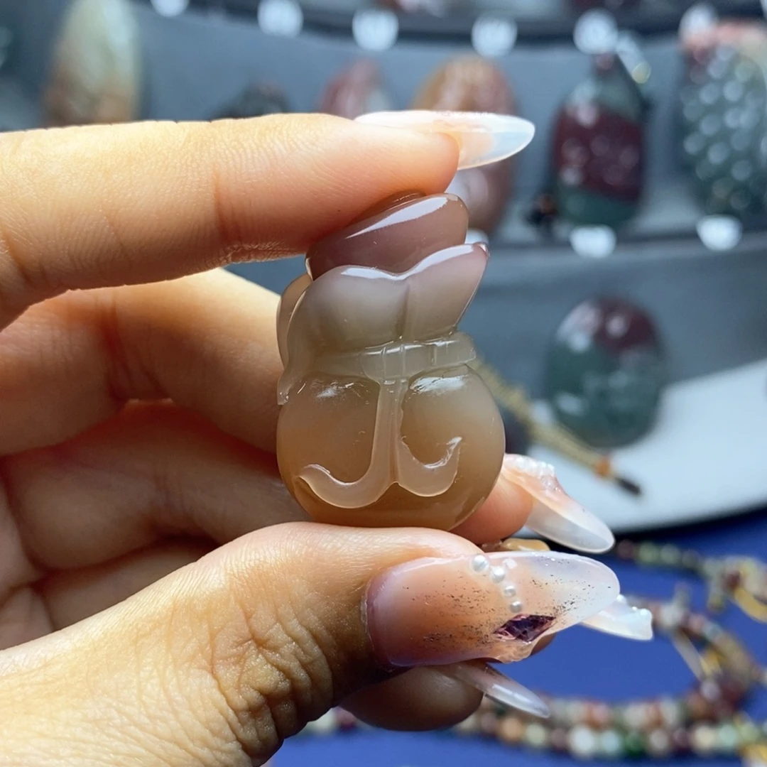 玛瑙/玉髓吊坠(不含链)未镶嵌