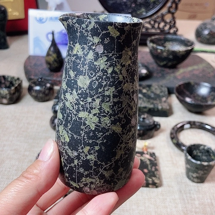 文人雅器梅花玉汾酒器