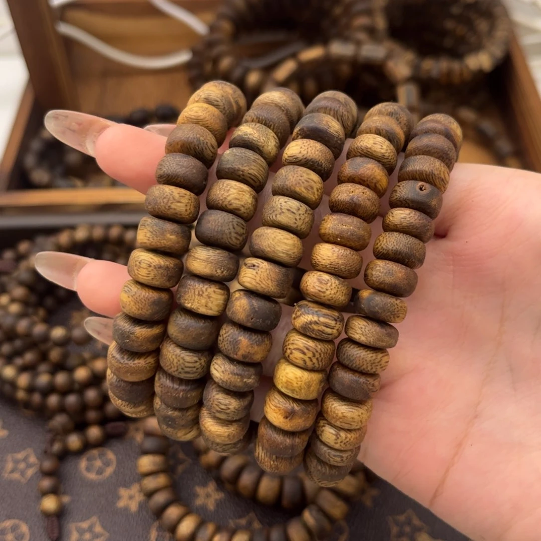 金沙叶单圈手串10