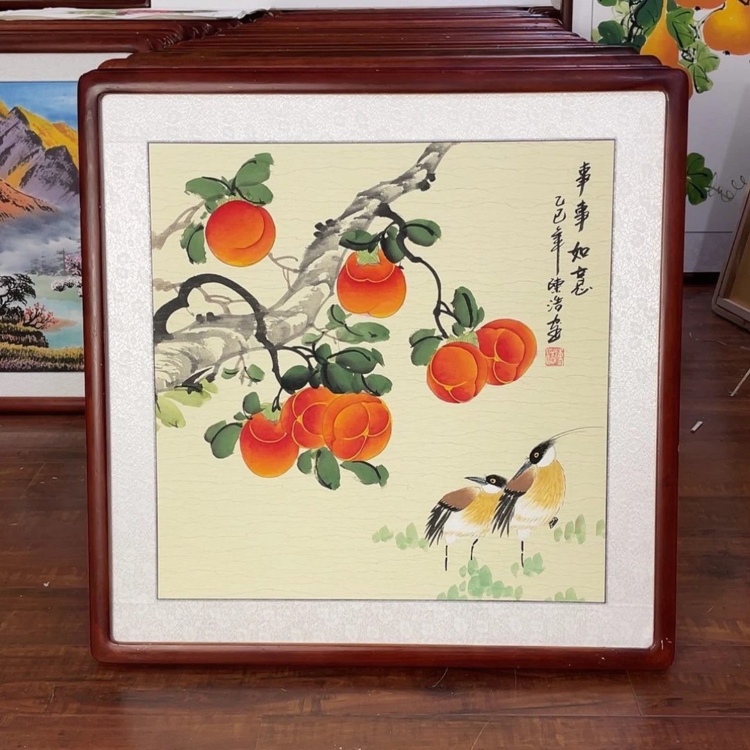 国画带框尺寸63*63厘米
