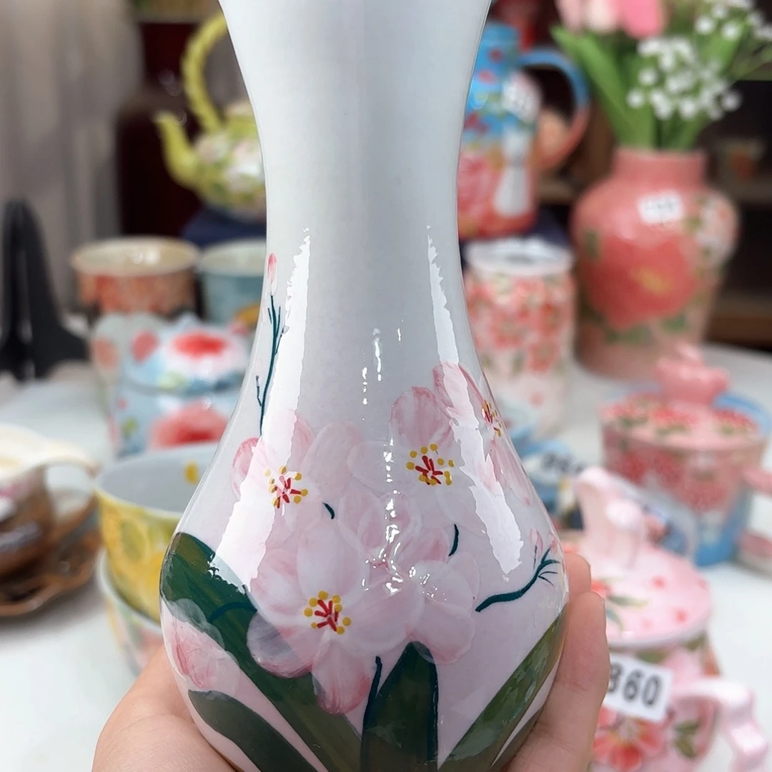 景德镇手绘高温釉下彩陶瓷茶具