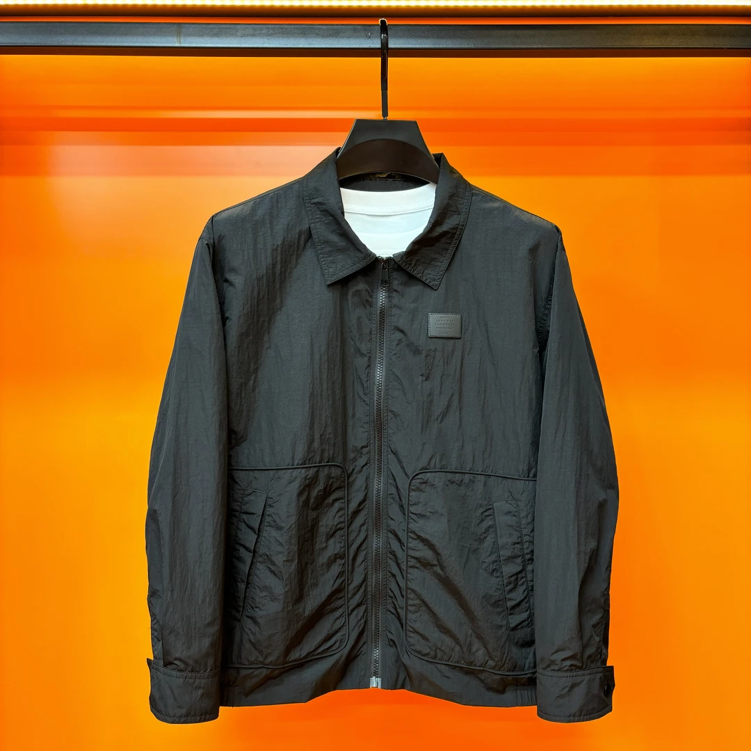 Y5夏季新款美式休闲运动高级感百搭清凉潮男穿搭长袖简约设计外套