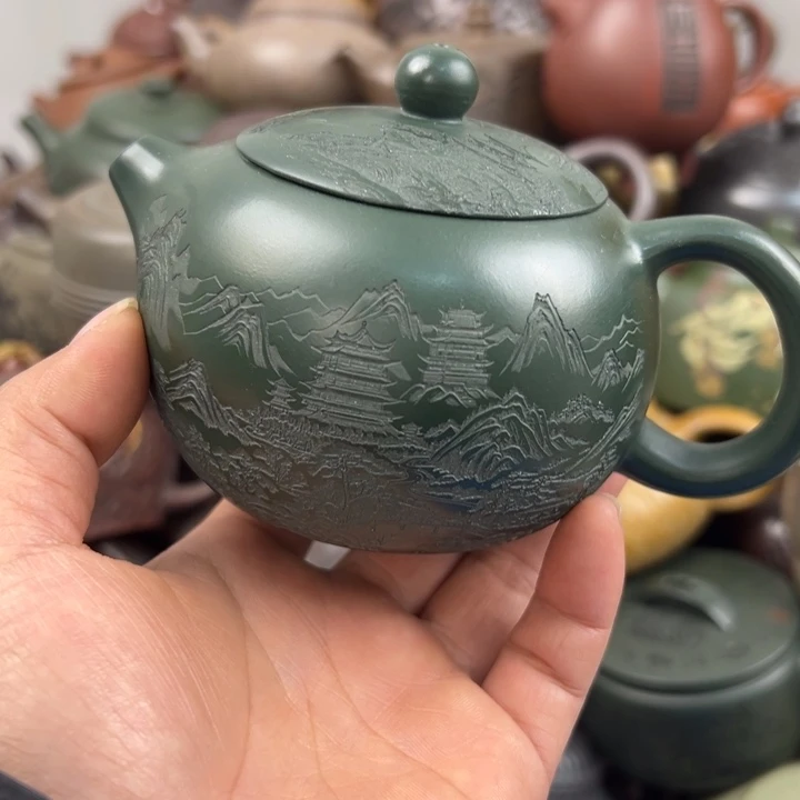紫砂茶壶内盖开裂