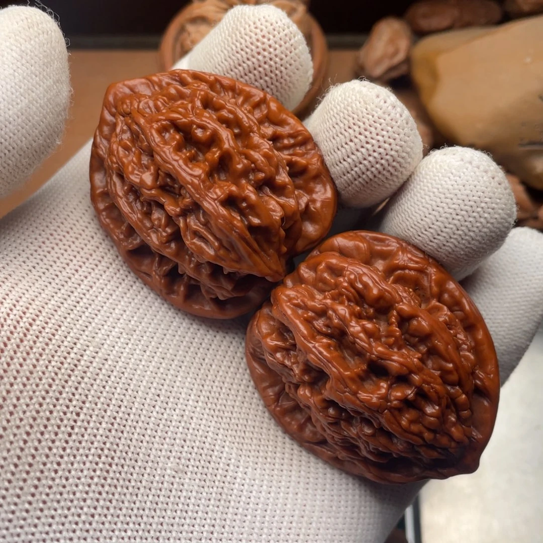 吊坠文玩核桃虎头40尺