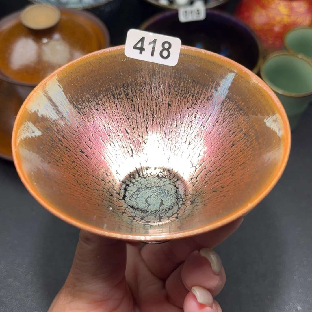 茶盏418 建盏单盏放大漏…………