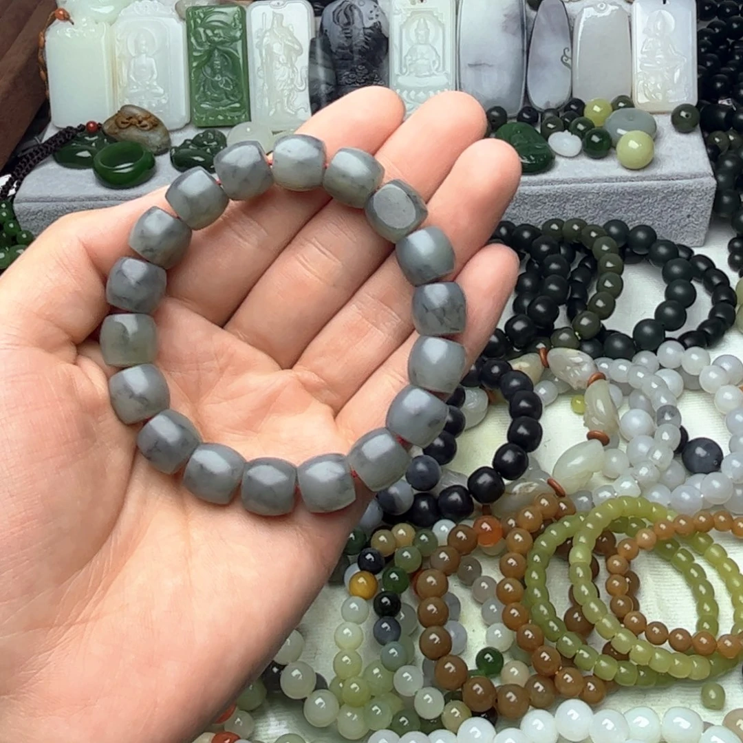 和田玉（子料）未镶嵌手链