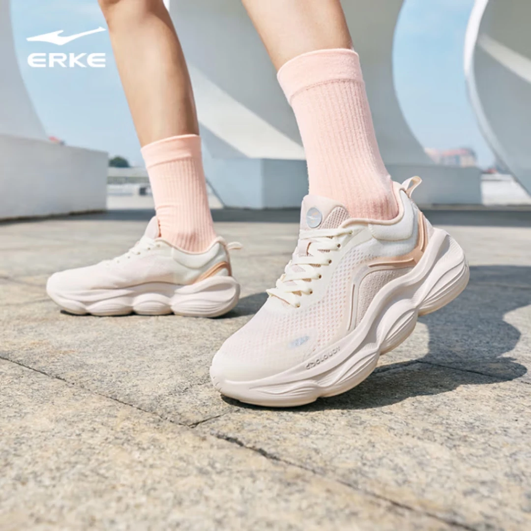 啵啵弹3丨鸿星尔克秋冬新款透气老爹鞋轻质软底休闲运动跑鞋3436