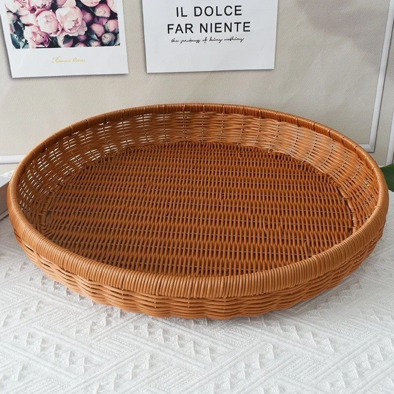 欧式托盘田园风编织筐大晒框50*8cm