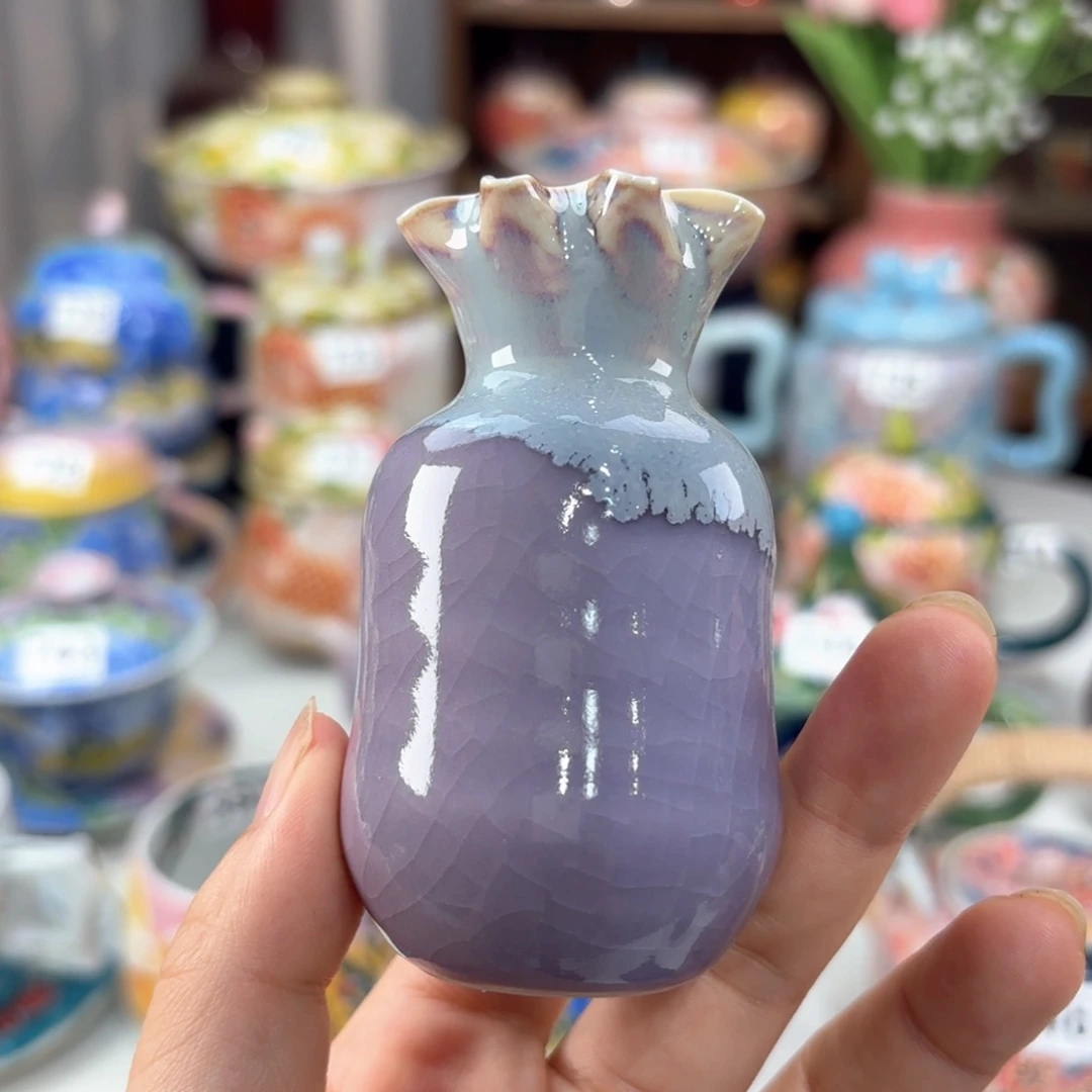 景德镇手绘高温釉下彩陶瓷茶具