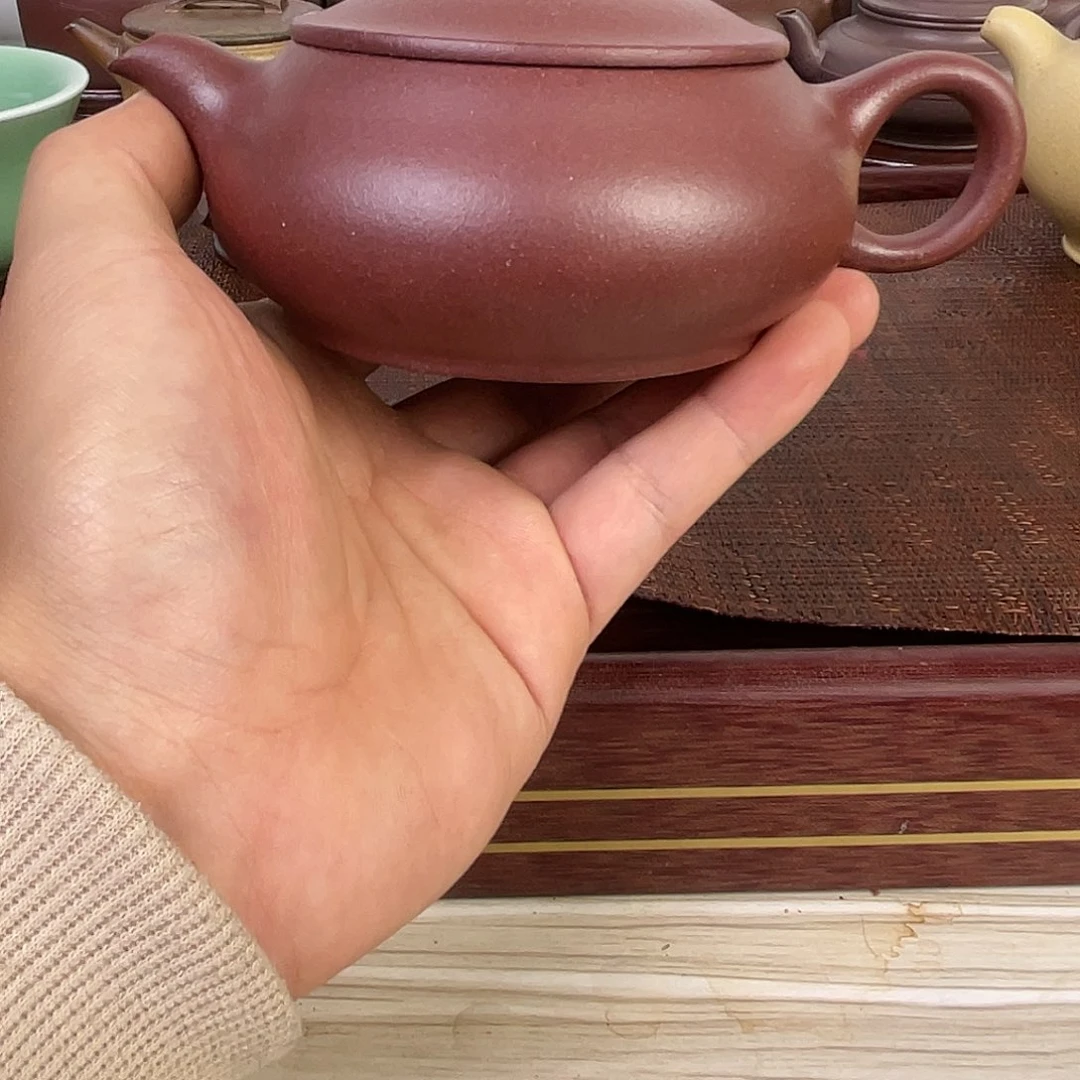 紫砂茶壶完美全砂底槽清明炉