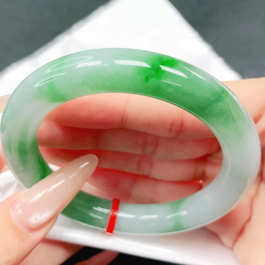 翡翠未镶嵌手镯55