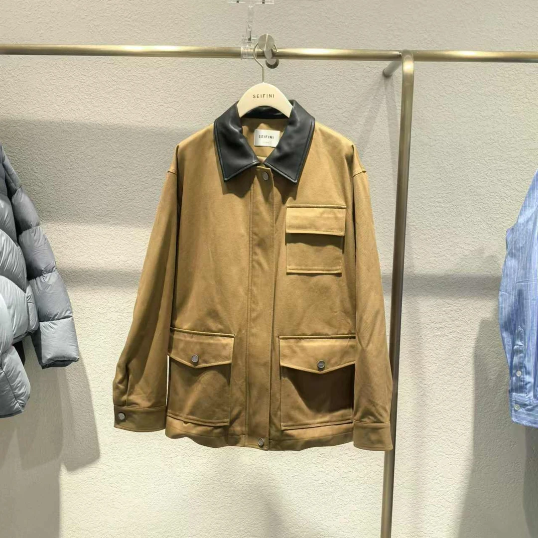 新品SEIFINI/诗凡黎2025春装新款时尚风衣3G1160071