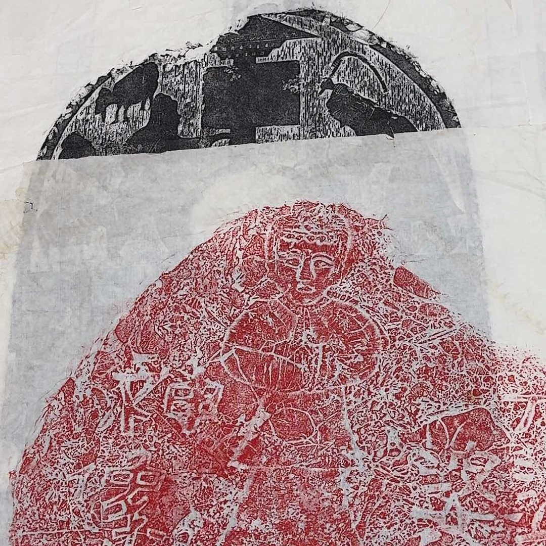 其他拓片用纸石婆婆神像