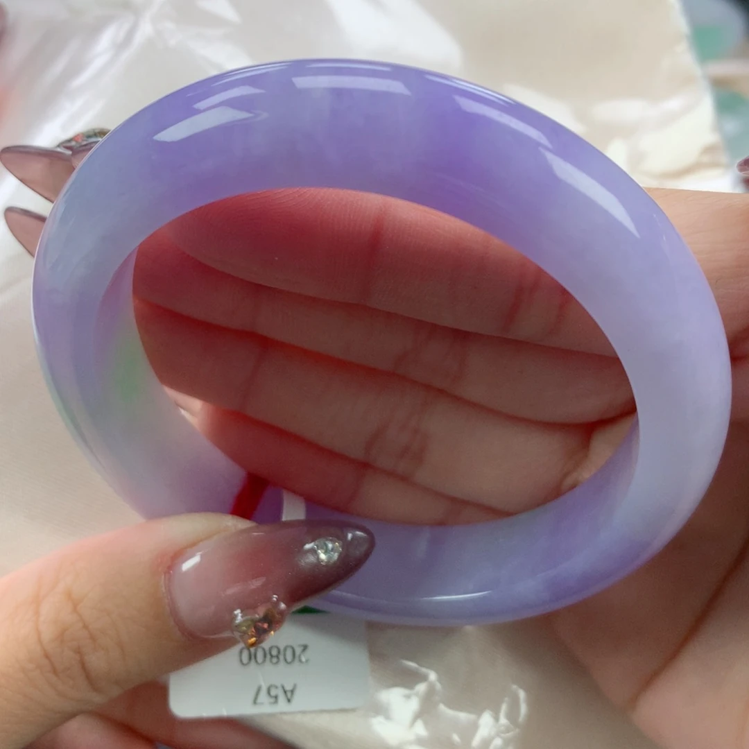 翡翠手镯未镶嵌57.5正圈