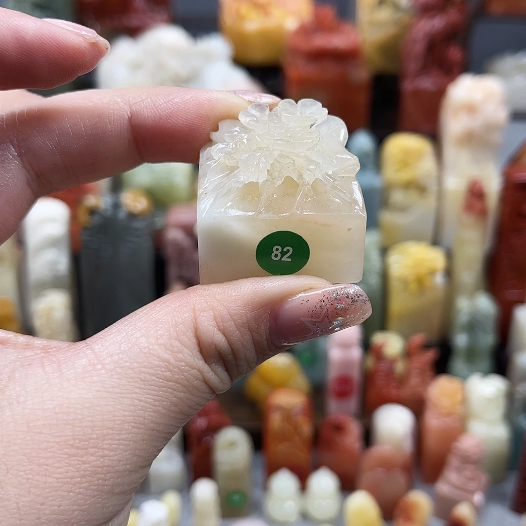 螺***帽印石寿山石82。