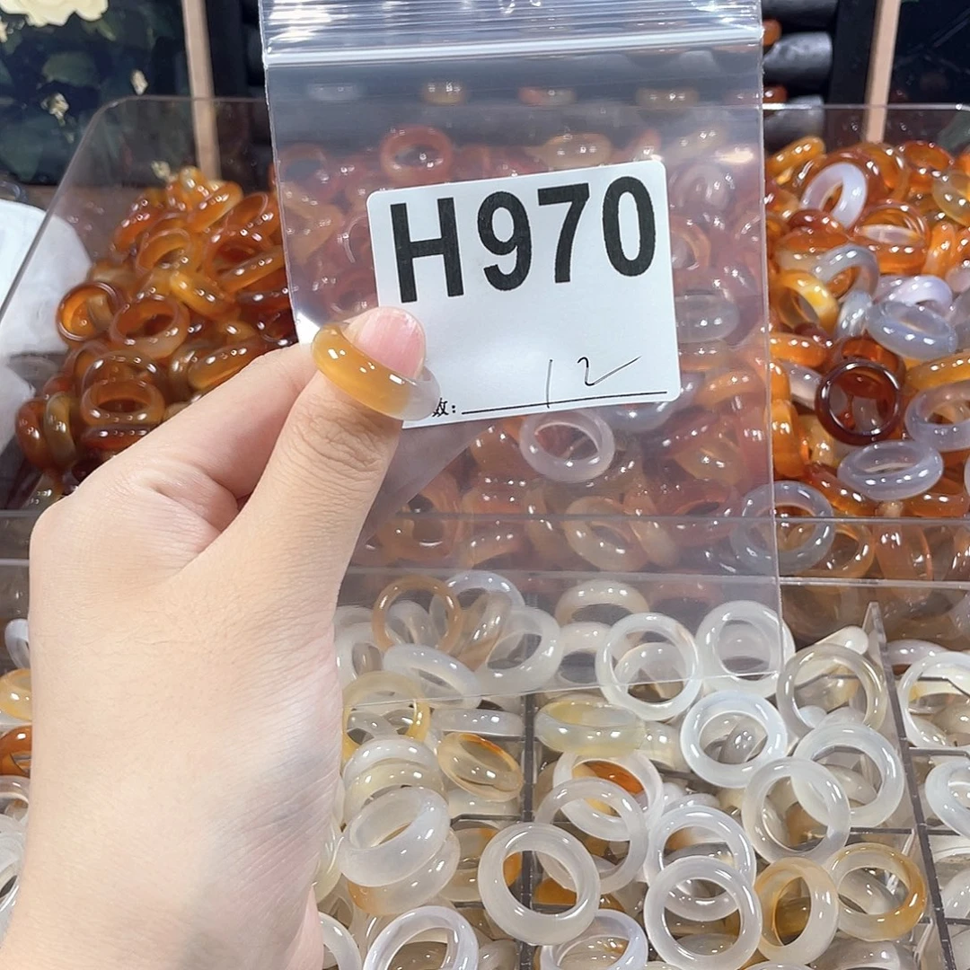 未镶嵌戒指玛瑙/玉髓970