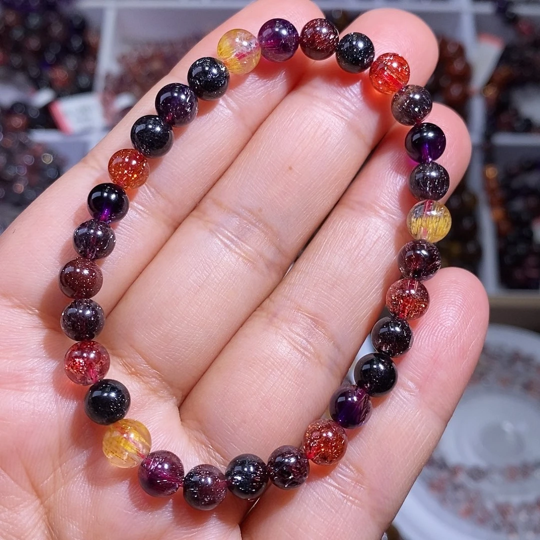 手链水晶未镶嵌黑加仑