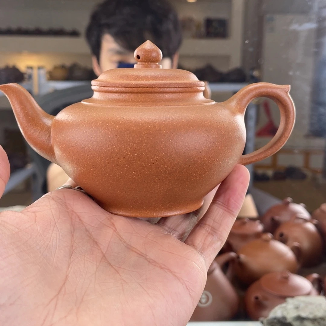 茶壶紫砂230cc黄降坡茶壶