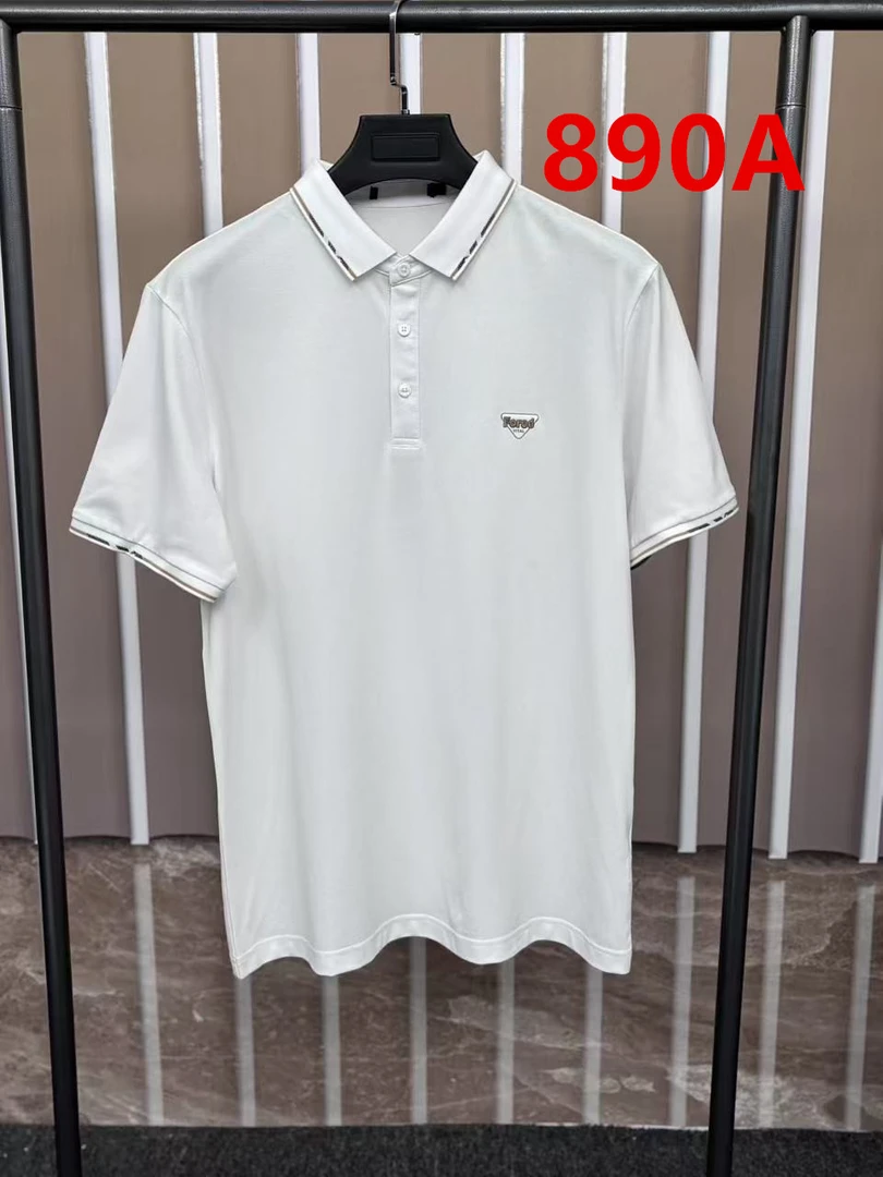 890夏季新款男士Polo衫舒适百搭商务休闲翻领短袖男