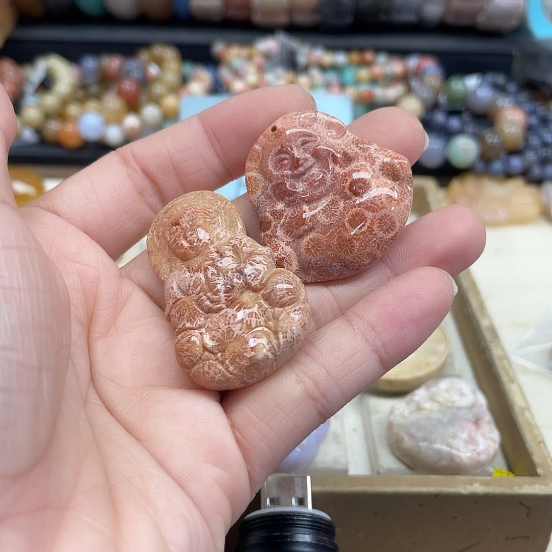 未镶嵌手串硅化珊瑚（珊瑚玉）?****?477
