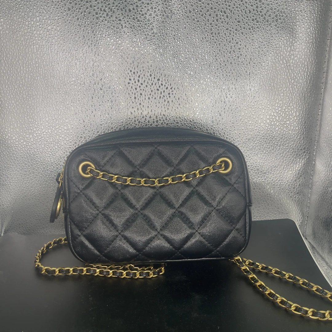 2025新款真皮女包相机盒黑色TA0456