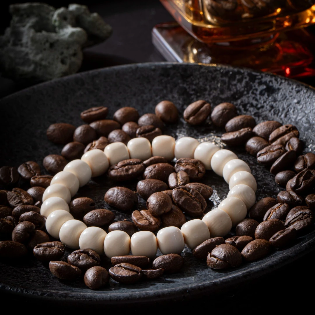 猛犸牙-原脂原白-老型手串-7*6-8*7-10*9-超润-保真猛犸-文玩手串