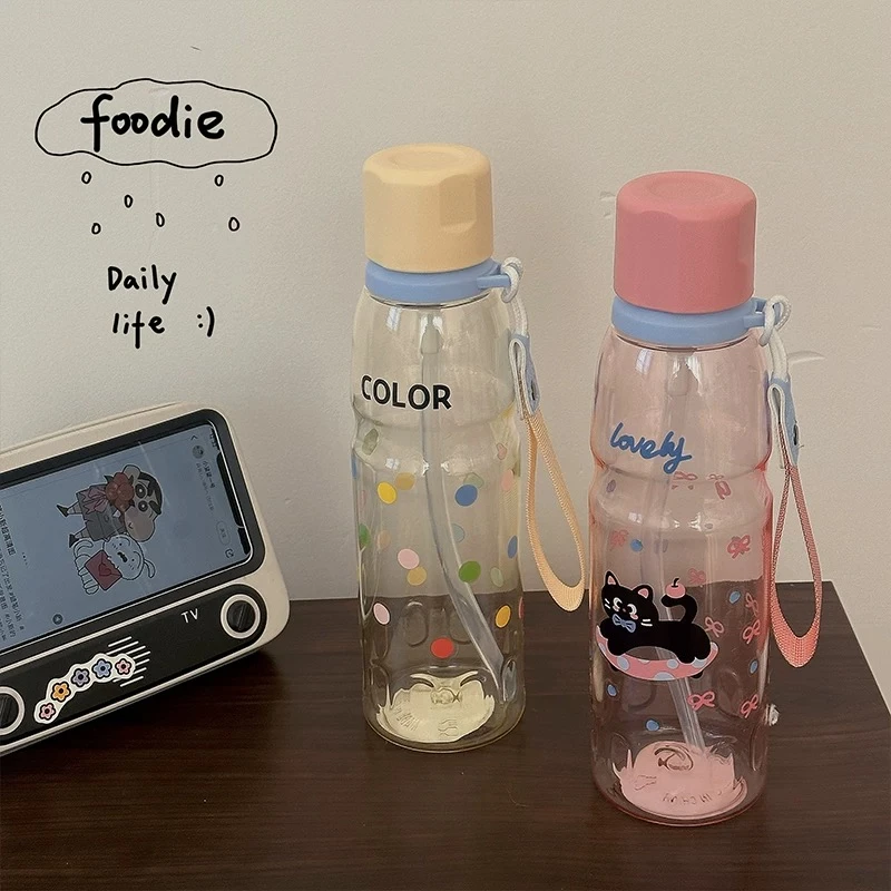 夏季双饮凉水杯高颜值网红爆款时尚大容量简约可爱韩版便携杯子