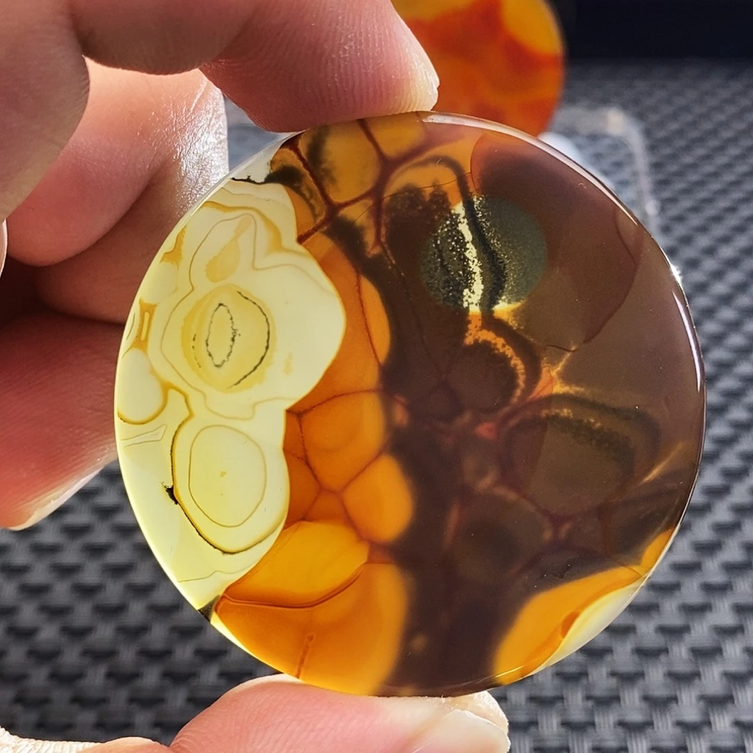 玛瑙/玉髓未镶嵌吊坠(不含链)97