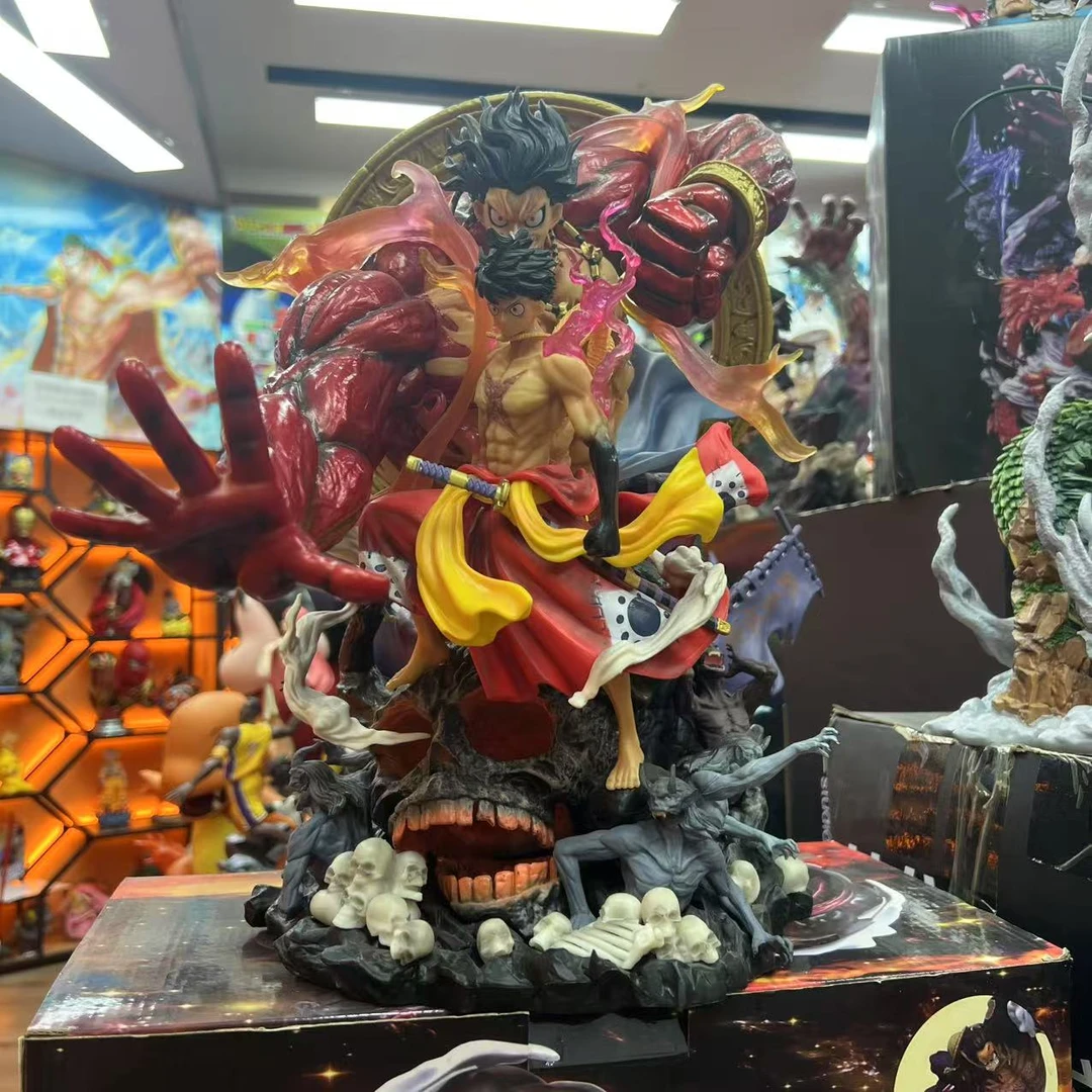 现货 精品 海贼王 不动明王路飞 手办摆件 高约40cm