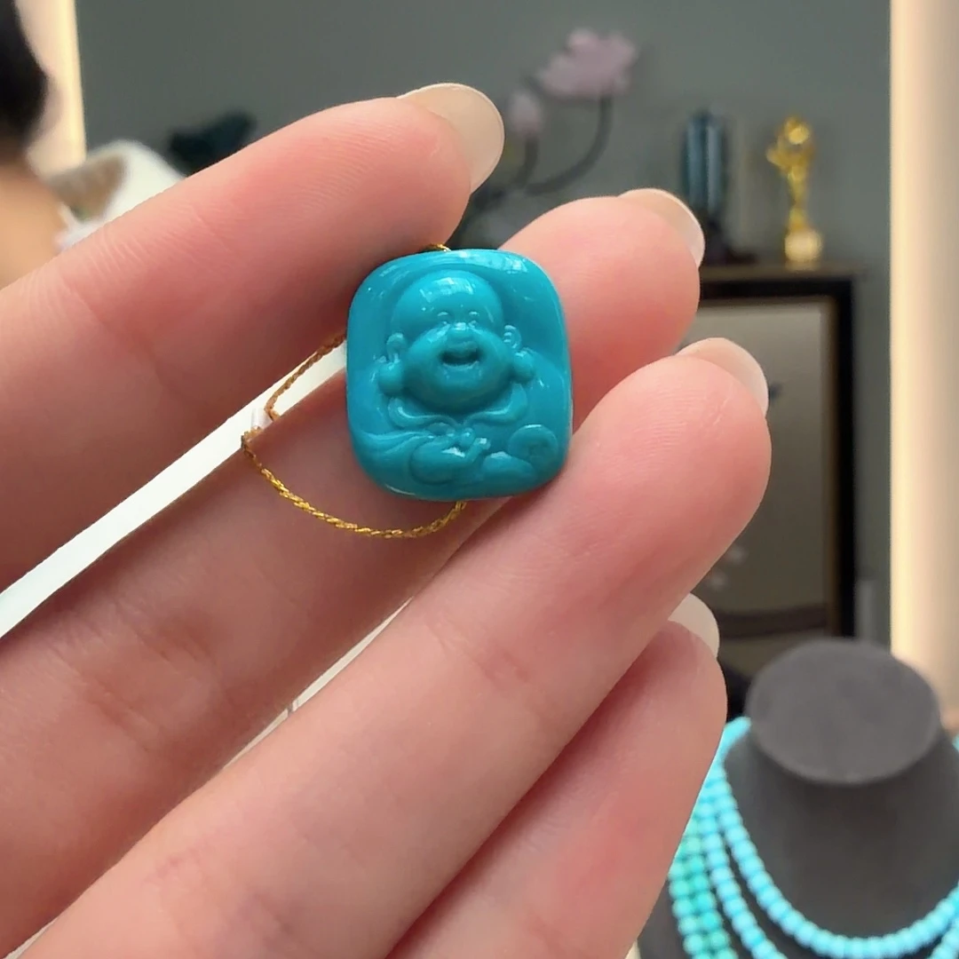 绿松石未镶嵌颈饰