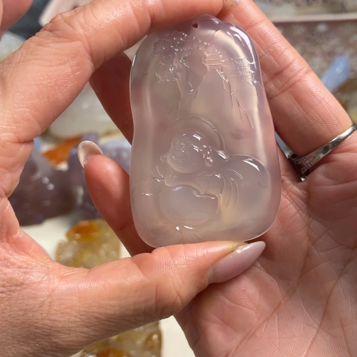 未镶嵌吊坠(不含链)玛瑙/玉髓