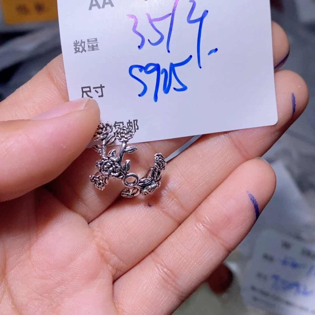 水晶颈饰银S925镶嵌AA103