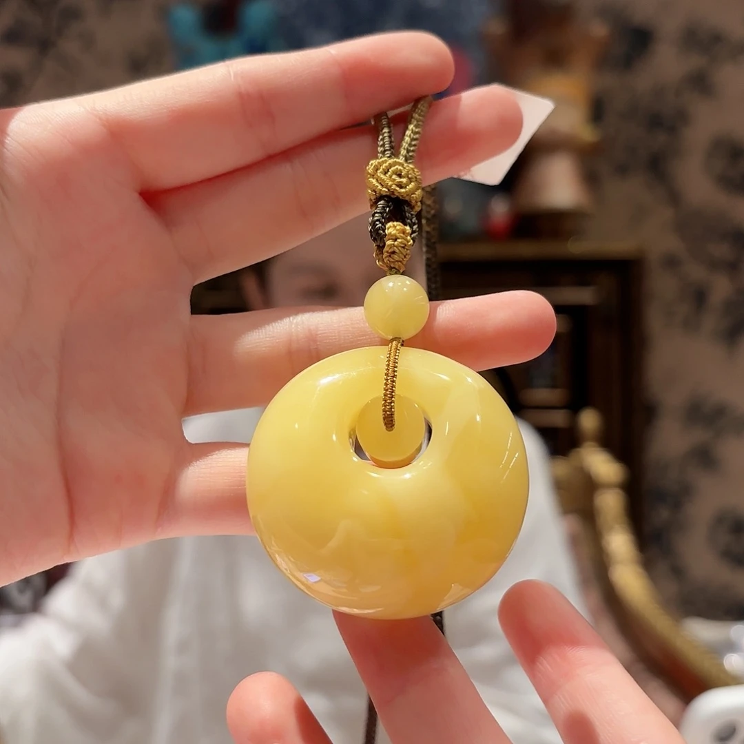 蜜蜡颈饰未镶嵌颈饰