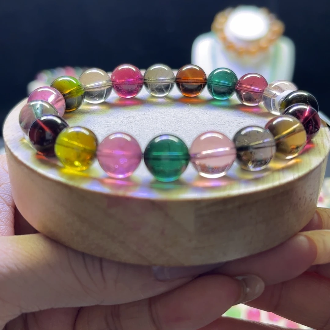 未镶嵌碧玺手链糖果10.5mm